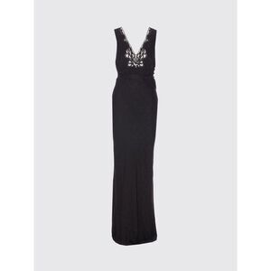 strapless open back dress The Chloe Dress in Black Silk Dupioni Black / Xs